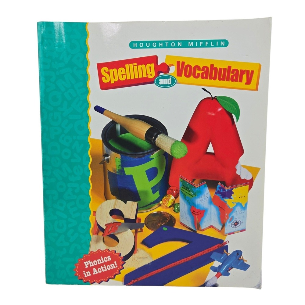 Houghton Mifflin Spelling and Vocabulary Phonics in Action Student Workbook 2000